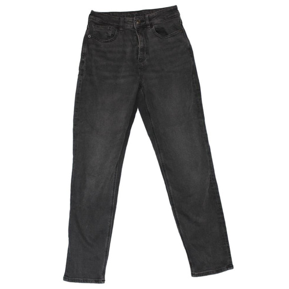 American Eagle Womens Black Denim Stretch‎ Jeans Size 2 Regular - Picture 1 of 7
